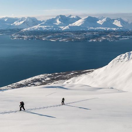 Ferienwohnung Lyngenfjord,Odins Hus Olderdalen Exterior foto