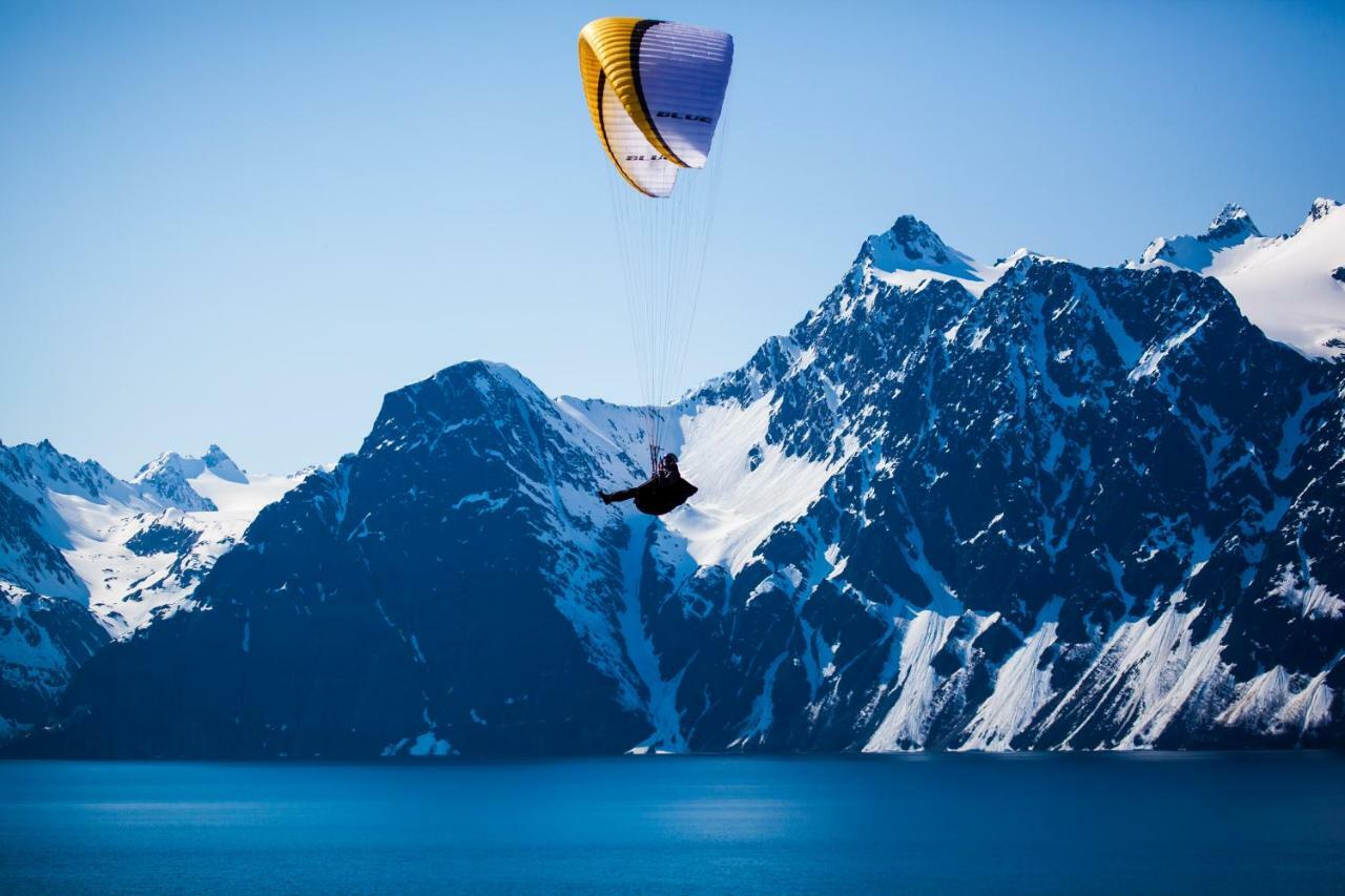 Ferienwohnung Lyngenfjord,Odins Hus Olderdalen Exterior foto